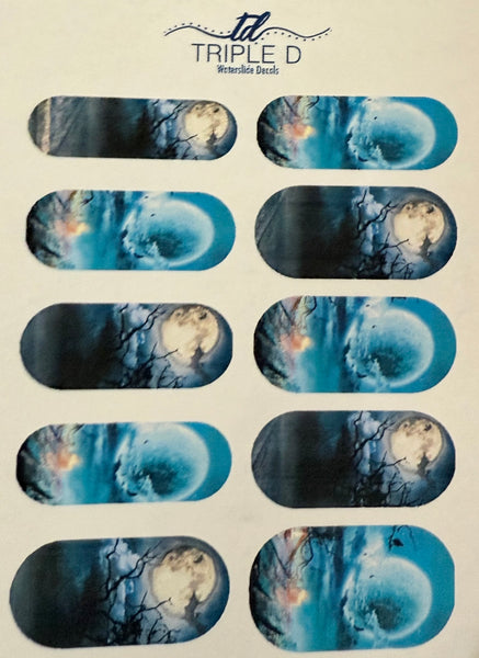 Midnight Set of 4 with waterslides.