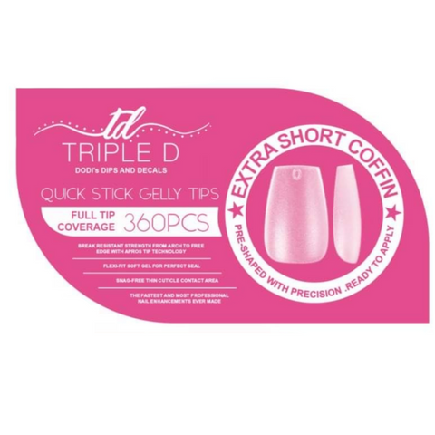 Gelly Tips - Extra Short Coffin