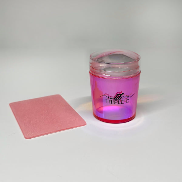 Pink Clear Stamper