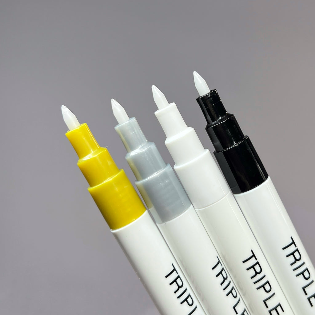 Classic Acrylic Paint Pen Set - 12 pcs – TRIPLE D DODI'S DIPS AND