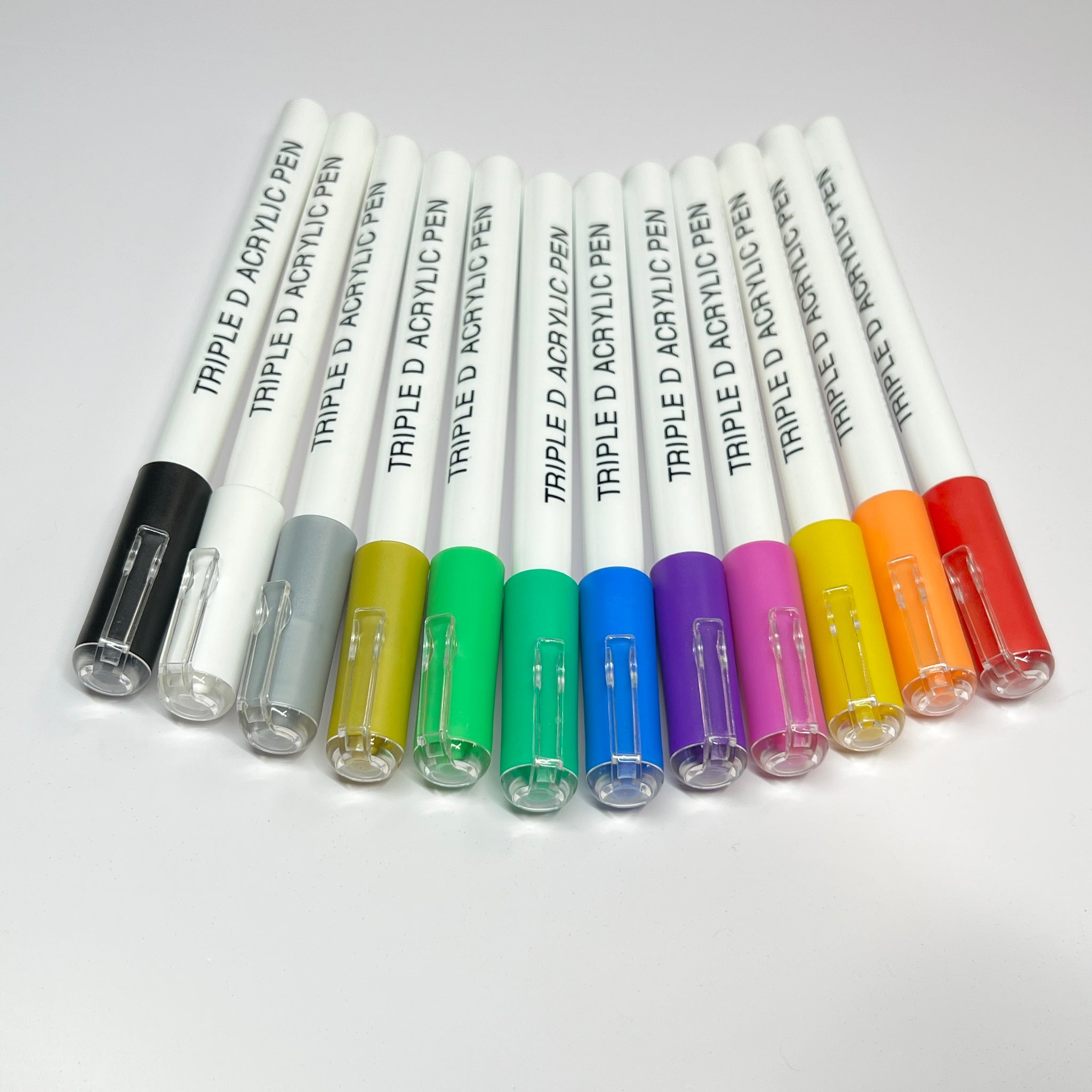 Classic Acrylic Paint Pen Set - 12 pcs – TRIPLE D DODI'S DIPS AND