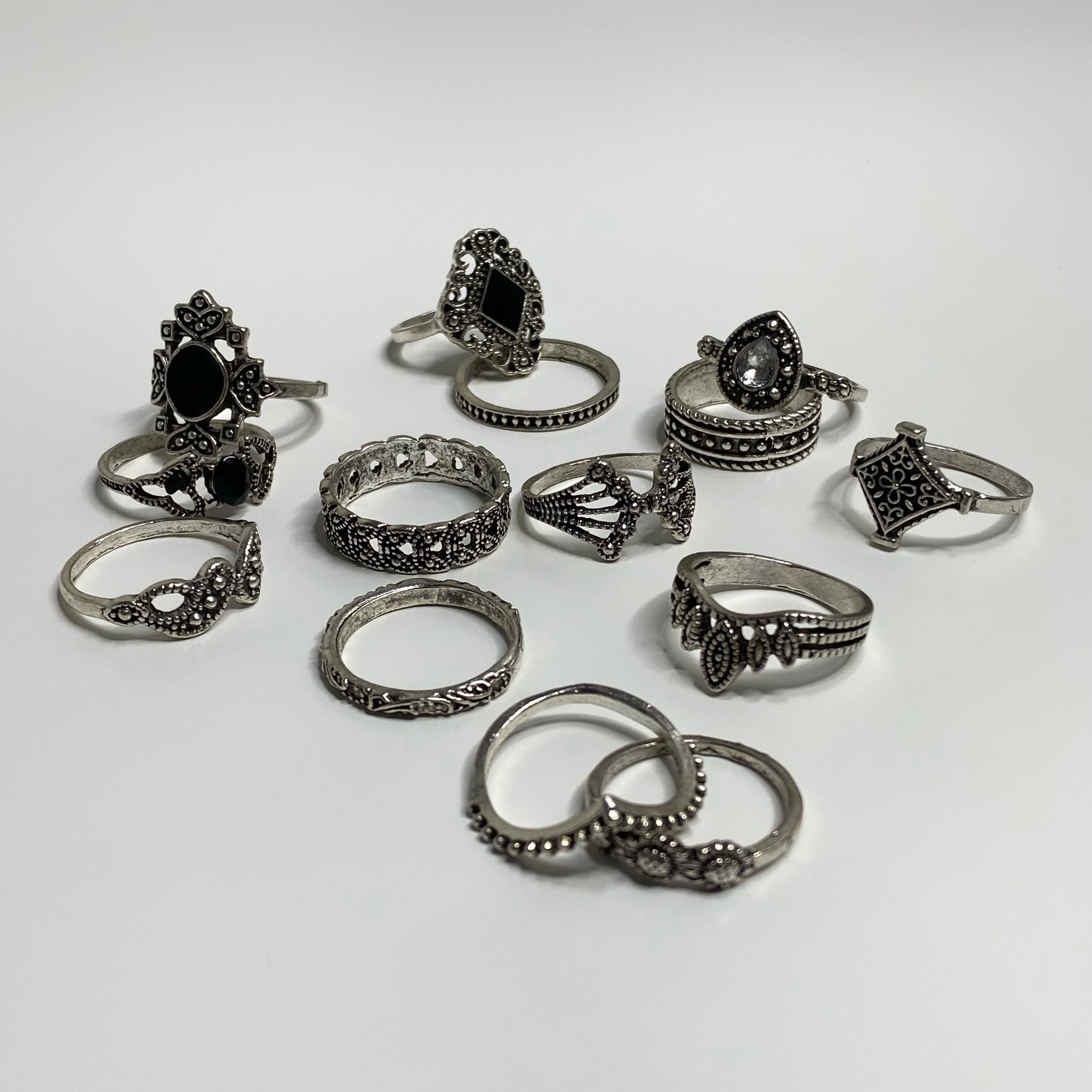 Silver Ring Set